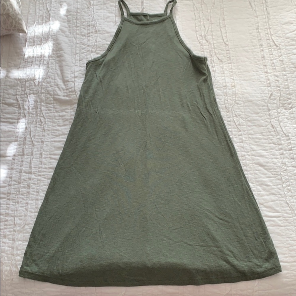 army green comfy dress